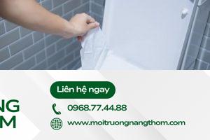 Bồn cầu nghẹt giấy