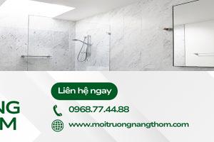 nhà vệ sinh tầng 2 trên bếp