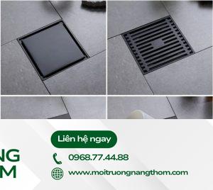 Sử dụng nắp thoát nước nhà vệ sinh giúp chặn rác và ngăn mùi hôi hiệu quả