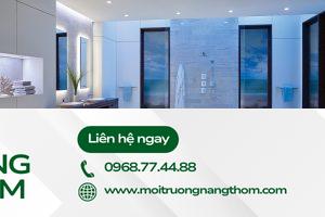 Phòng tắm nên lắp đặt các thiết bị vệ sinh