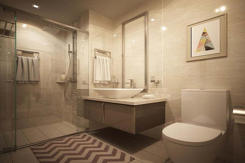 Thiết kế nhà vệ sinh trong nhà ống cần đảm bảo các nguyên tắc phong thủy