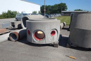 Hố ga bằng bê tông khá bền và chi phí thi công rẻ