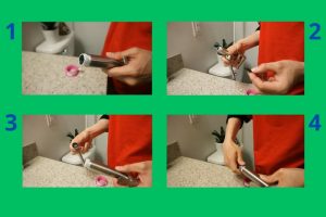 Lắp đầu vòi xịt vệ sinh