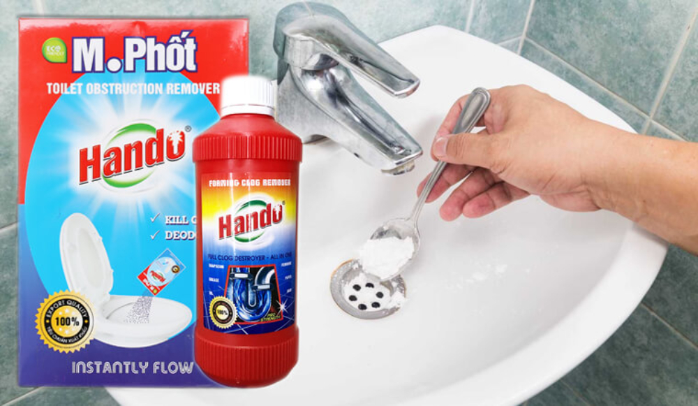 Cân nhắc sử dụng bột thông nghẹt đường ống cống khi gặp phải tình trạng tắc nghẽn không quá nghiêm trọng