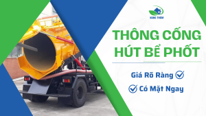 thông cống hút bể phốt